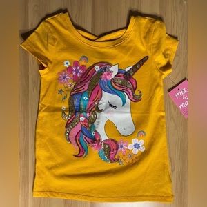 Cynthia Rowley - Girls T-shirt/ color yellow-orange/ Size 10-12 / and  5-6